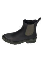 VERBENAS Damen Gummistiefel - GAUDI SMOOTH - black khaki