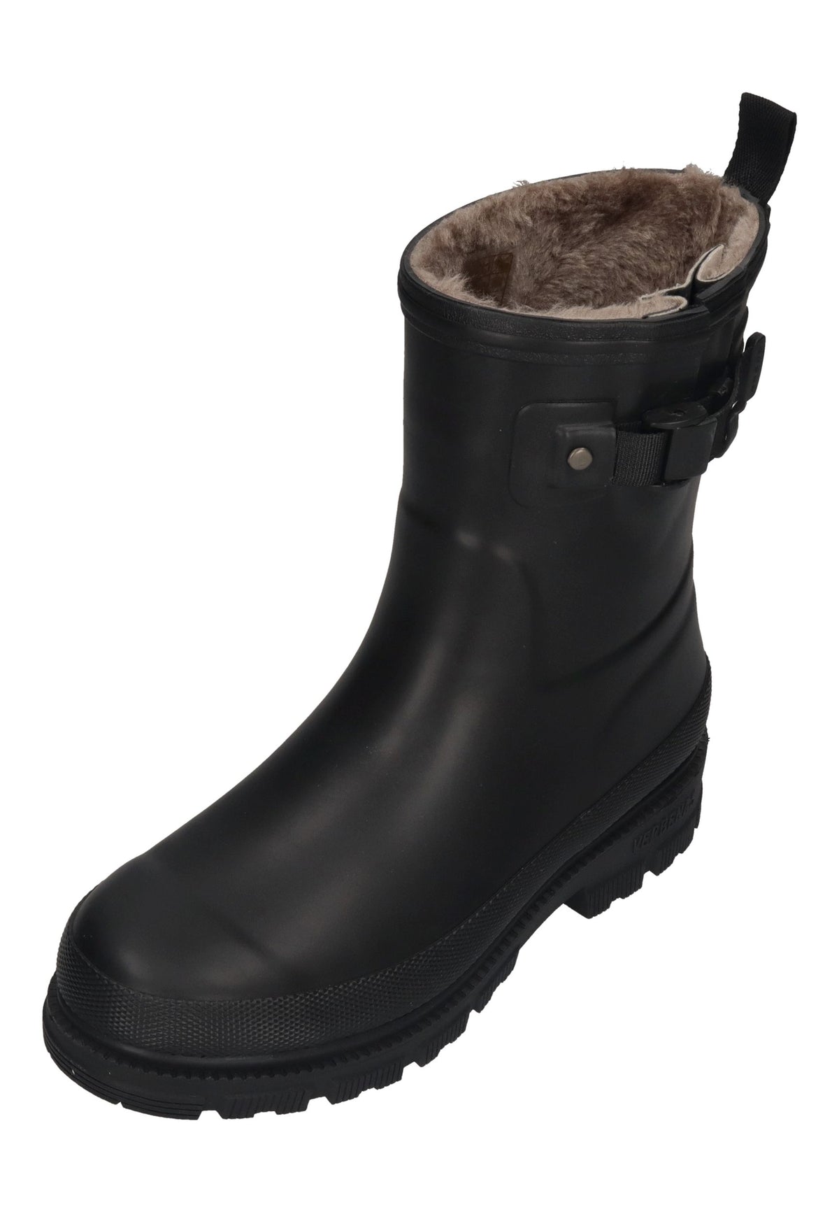 VERBENAS Damen Gummistiefel LINA FUR SMOOTH black black