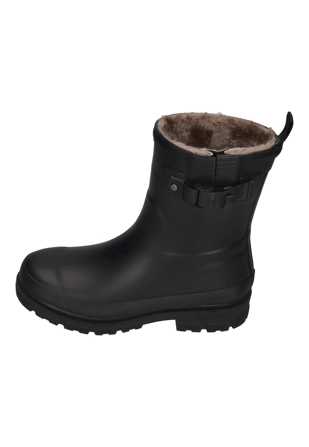 VERBENAS Damen Gummistiefel LINA FUR SMOOTH black black