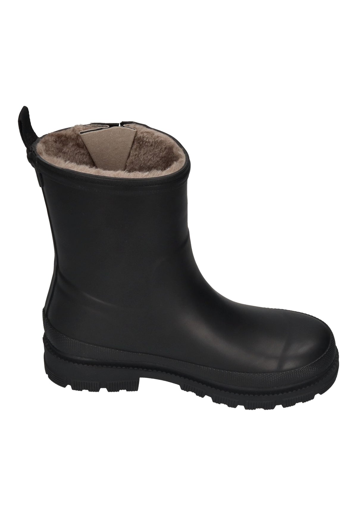 VERBENAS Damen Gummistiefel LINA FUR SMOOTH black black