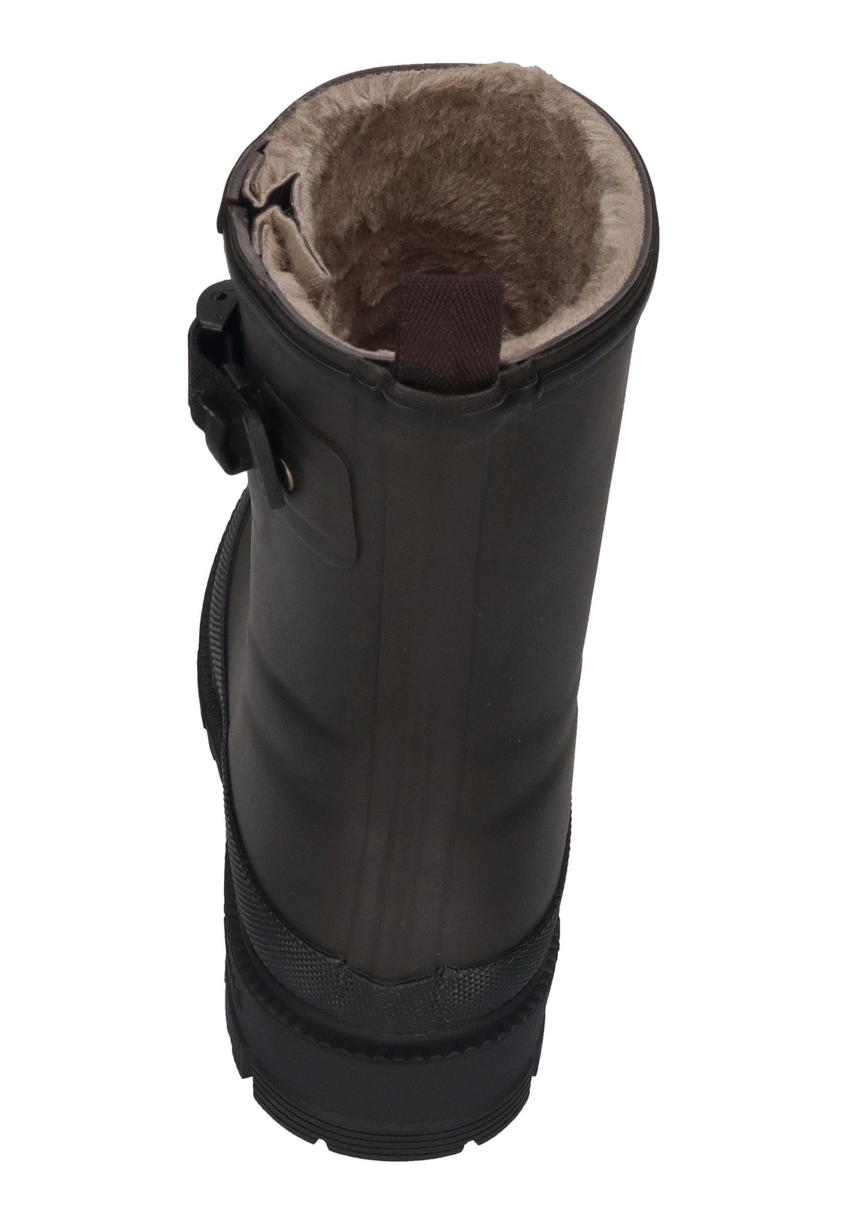 VERBENAS Damen Gummistiefel LINA FUR SMOOTH brown black