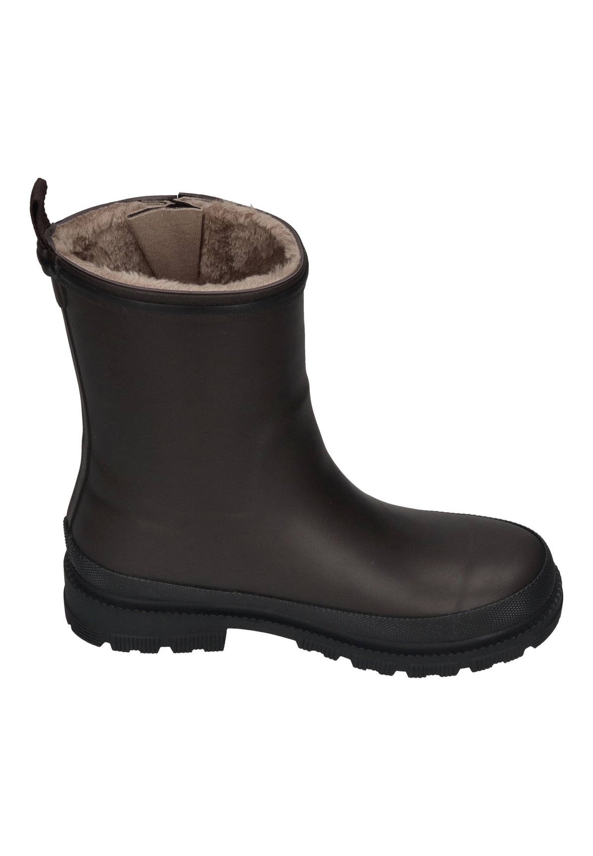 VERBENAS Damen Gummistiefel LINA FUR SMOOTH brown black