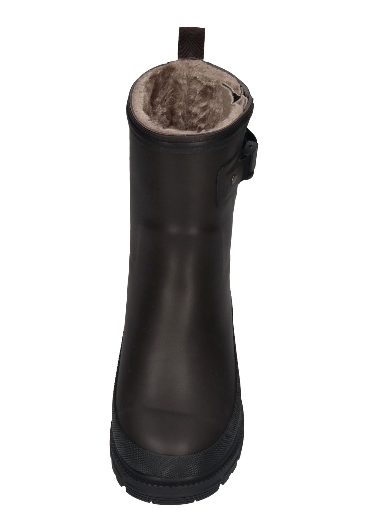 VERBENAS Damen Gummistiefel LINA FUR SMOOTH brown black