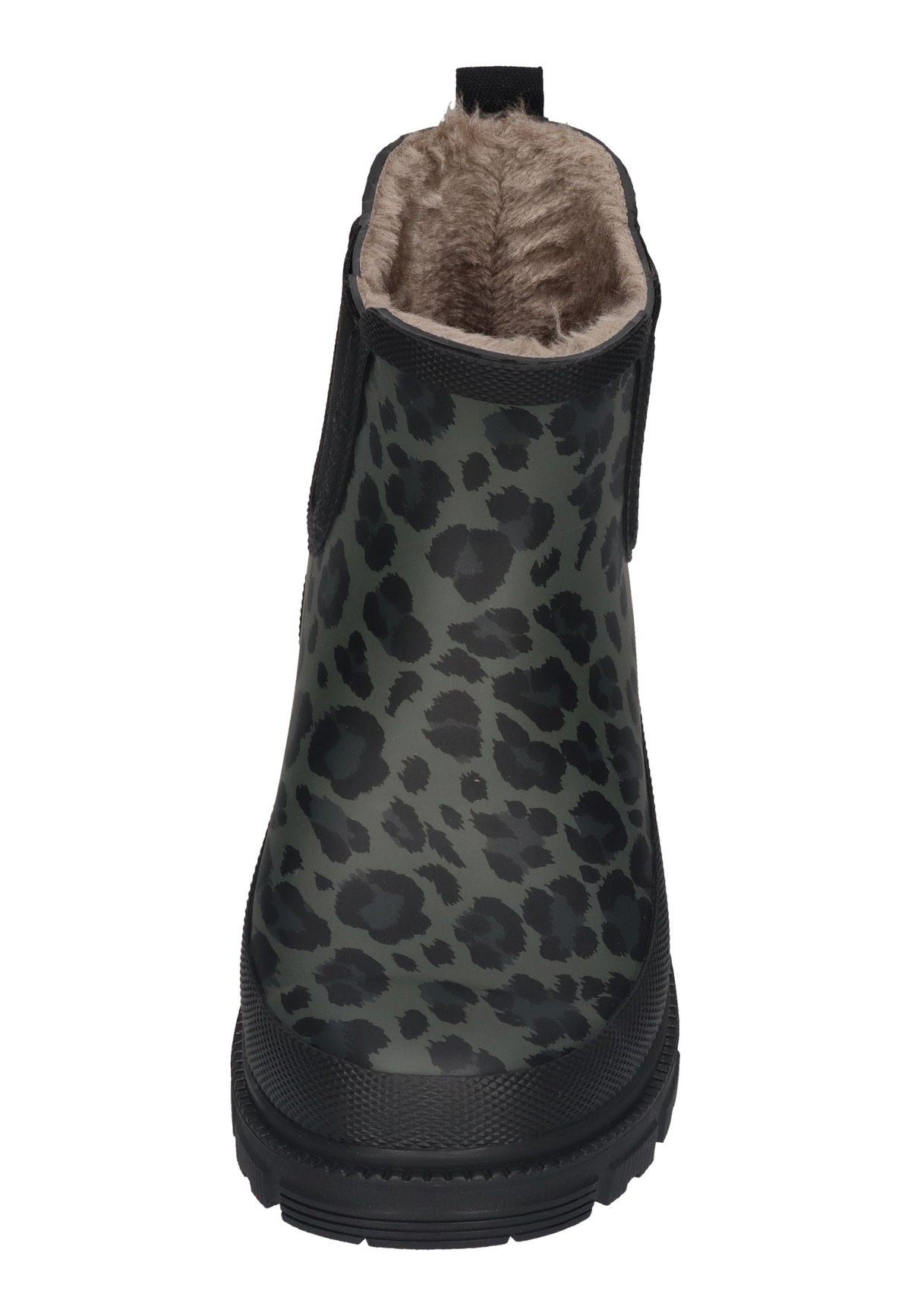 VERBENAS Damen Gummistiefel LUA FUR SMOOTH ANIMAL black leo