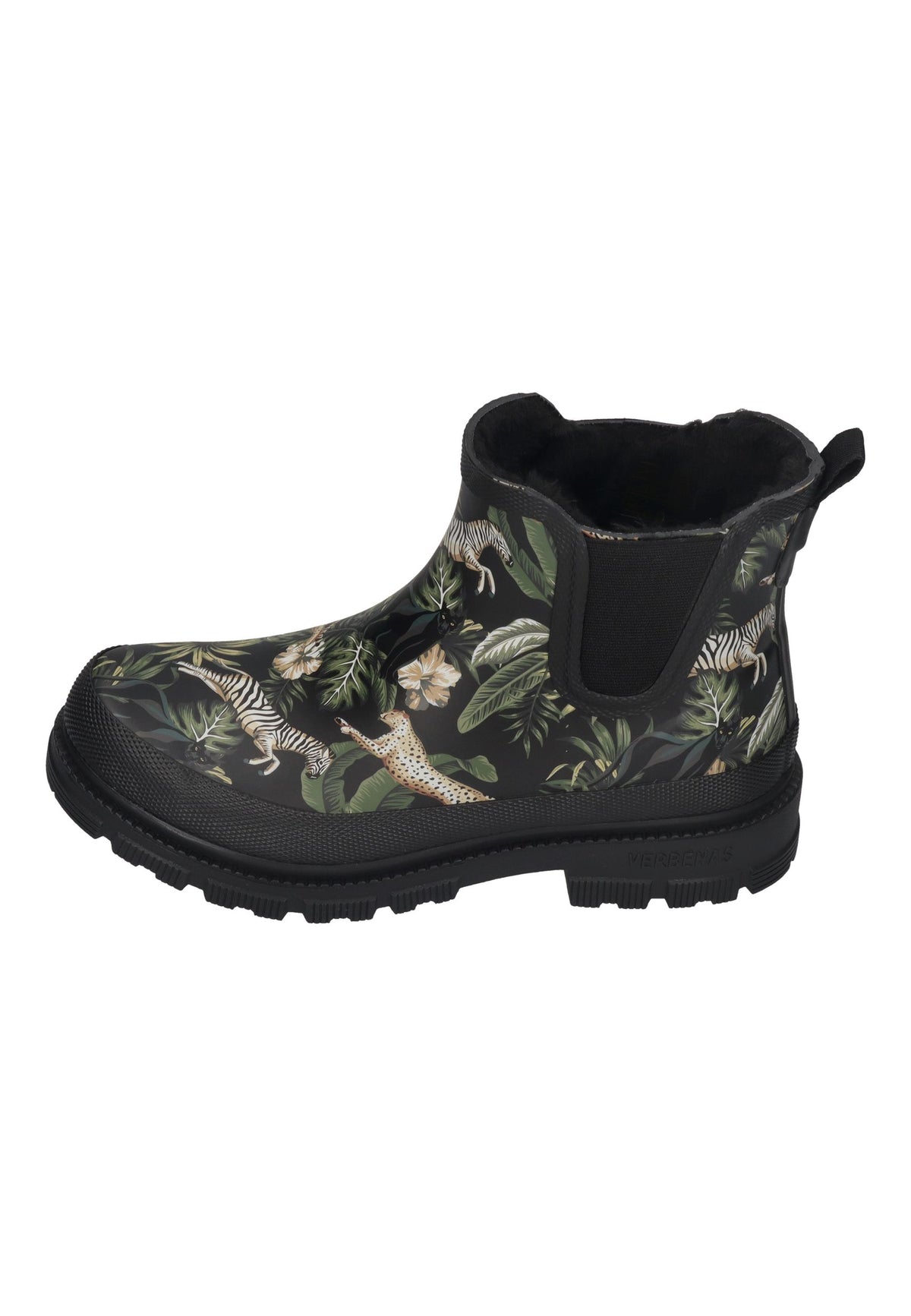 VERBENAS Damen Gummistiefel LUA FUR SMOOTH SELVA black