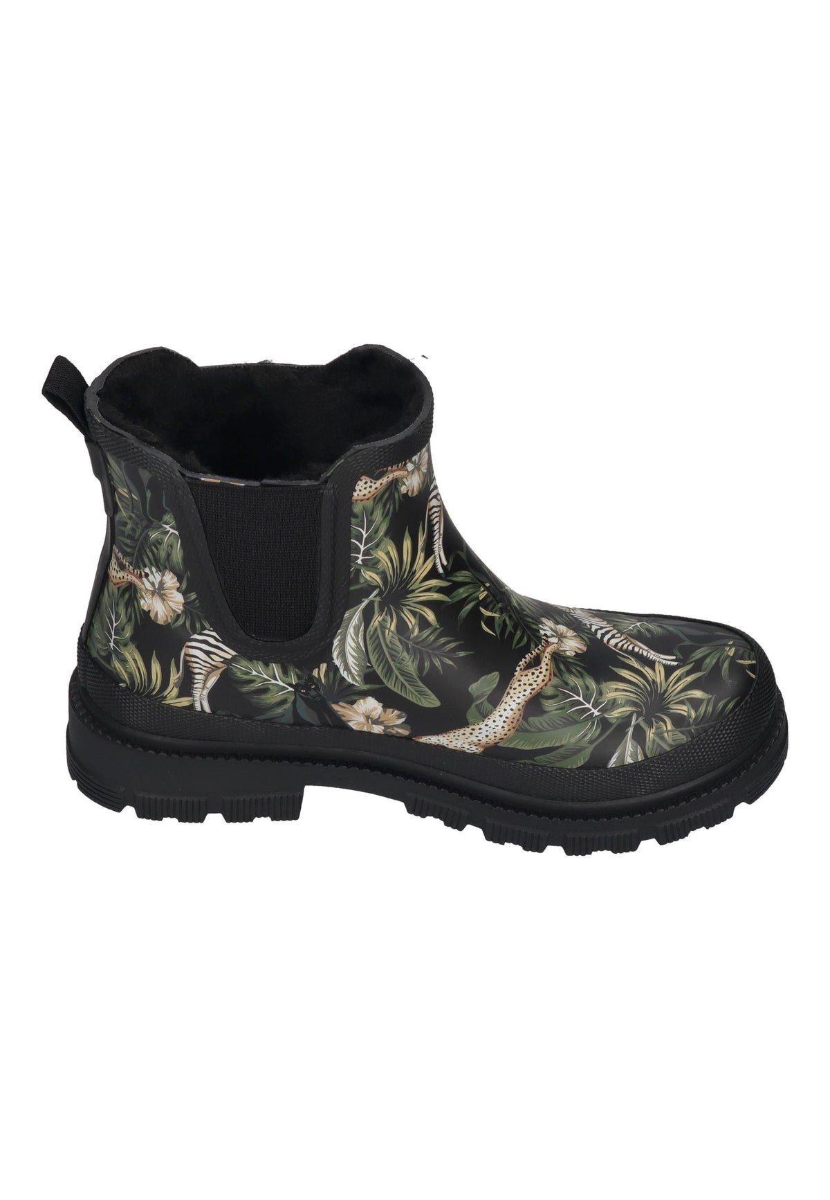 VERBENAS Damen Gummistiefel LUA FUR SMOOTH SELVA black
