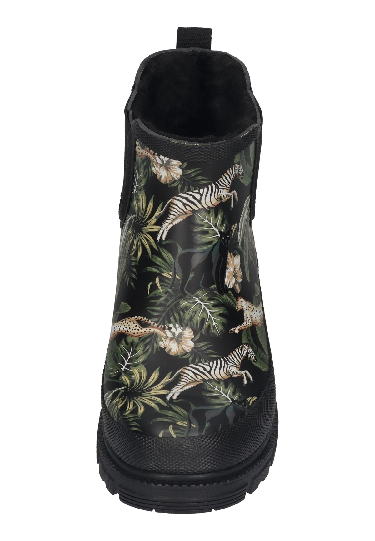 VERBENAS Damen Gummistiefel LUA FUR SMOOTH SELVA black
