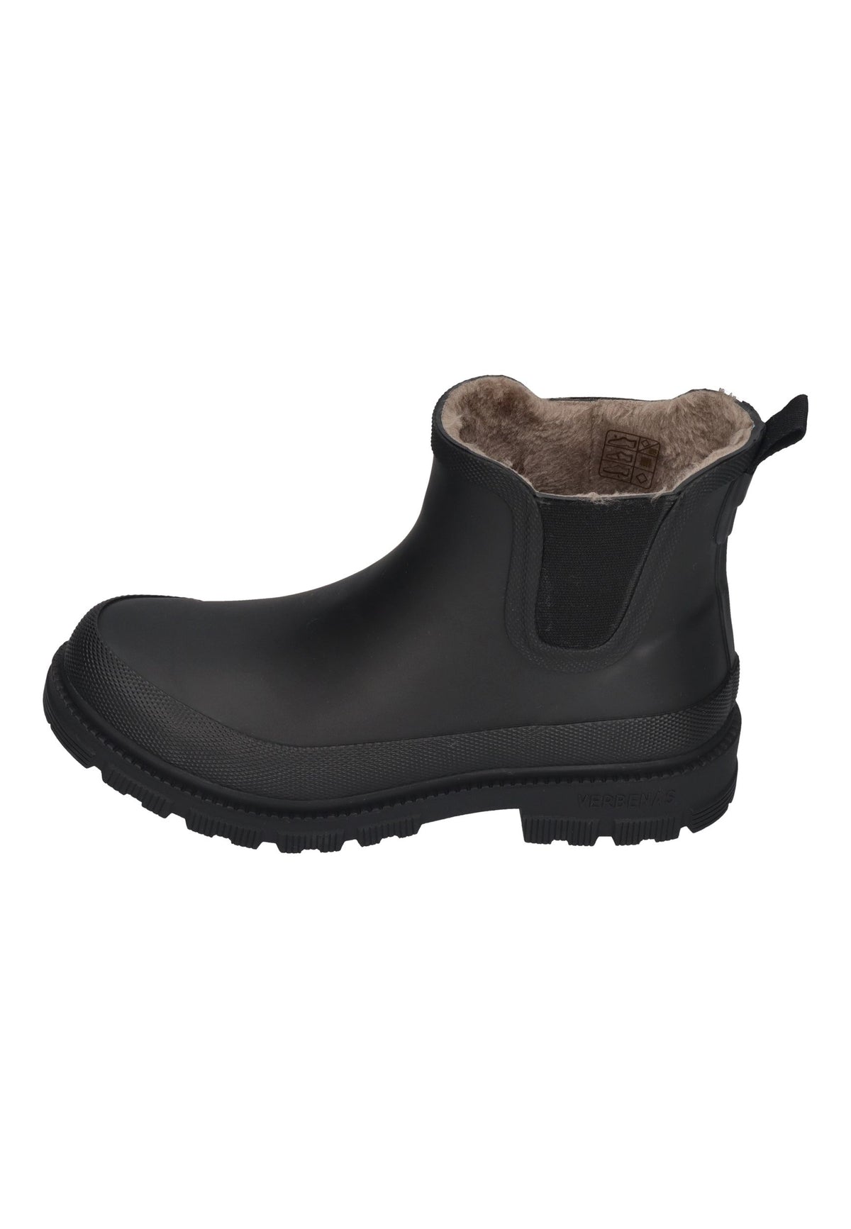 VERBENAS Damen Gummistiefel LUA FUR SMOOTH black black