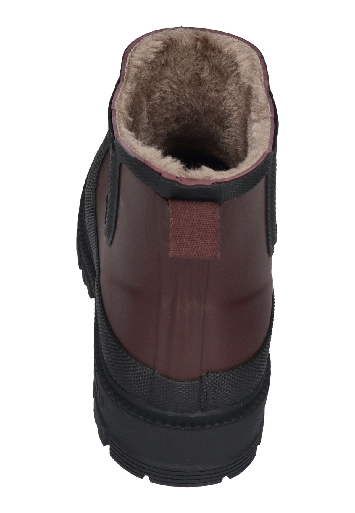 VERBENAS Damen Gummistiefel LUA FUR SMOOTH bordo black