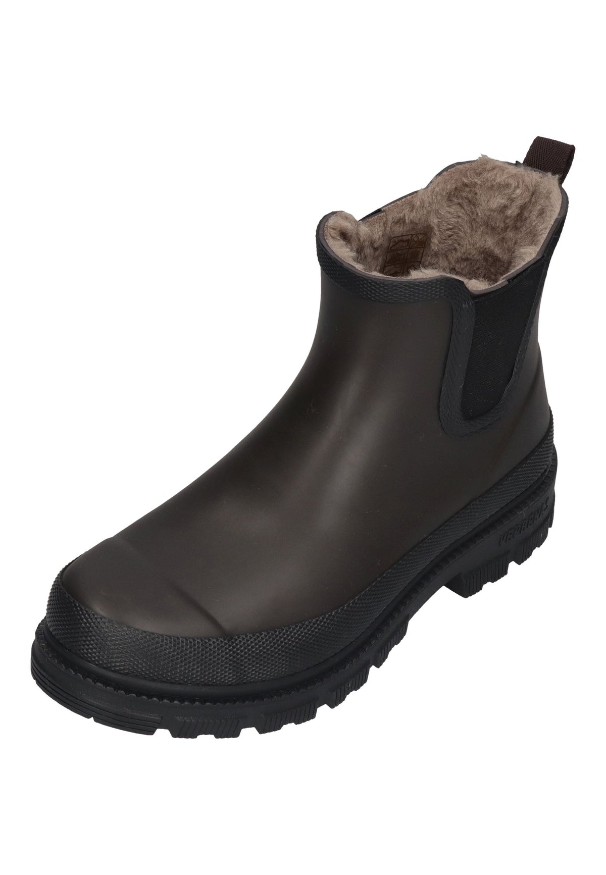VERBENAS Damen Gummistiefel LUA FUR SMOOTH brown black