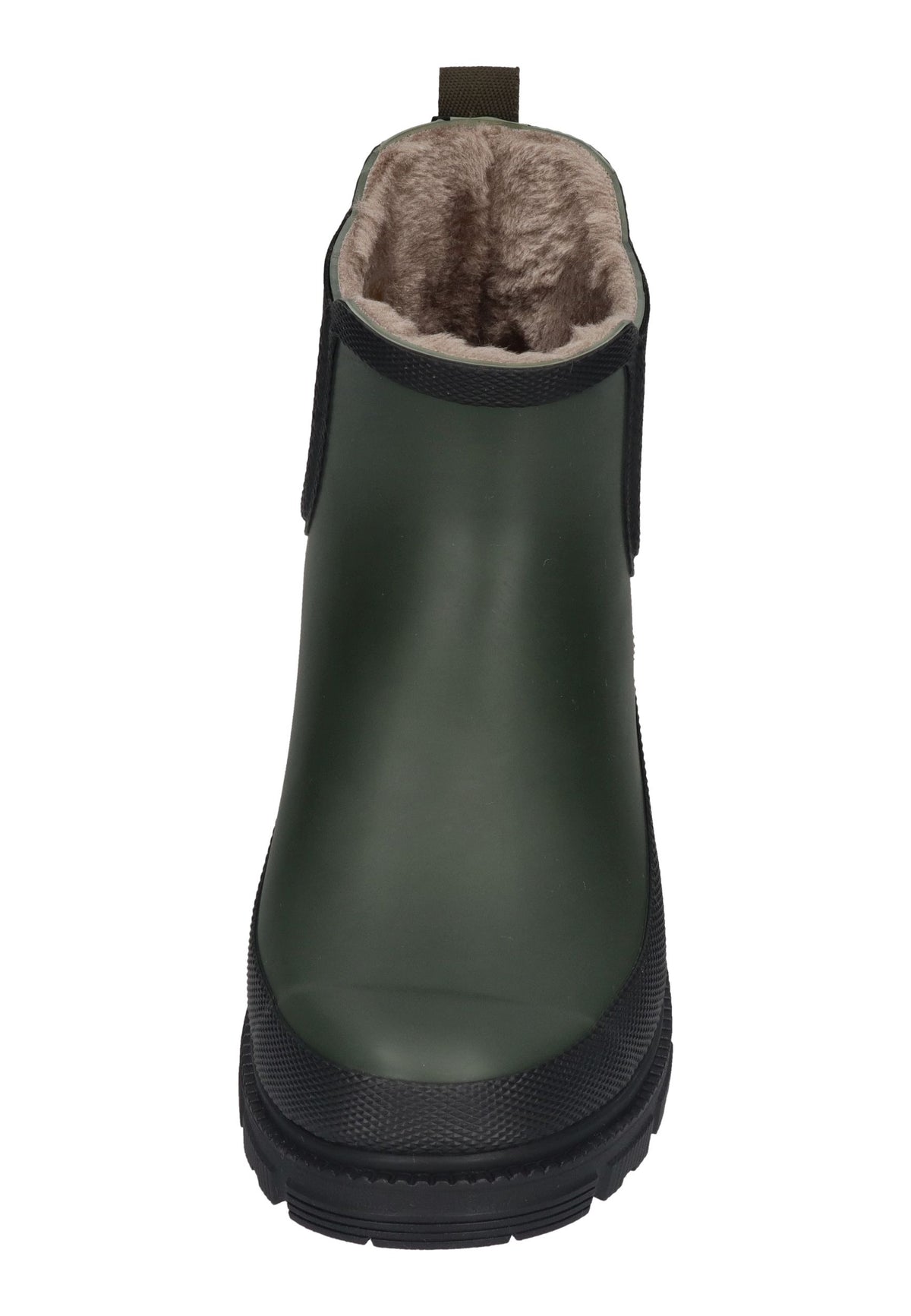 VERBENAS Damen Gummistiefel LUA FUR SMOOTH kaki black