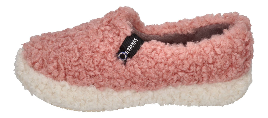 VERBENAS Damen Hausschuhe - YECLA CURLY - rosa crudo