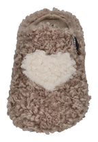 VERBENAS Damen Hausschuhe YORK CURLY VALENTINE camel crudo