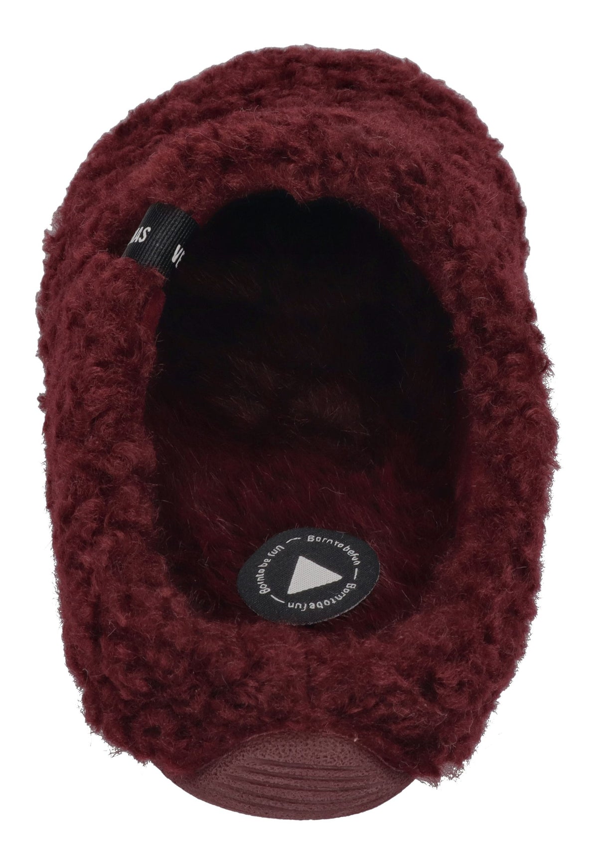VERBENAS Damen Hausschuhe - YORK CURLY - burdeos