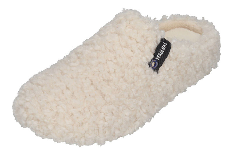 VERBENAS Damen Hausschuhe - YORK CURLY - crudo