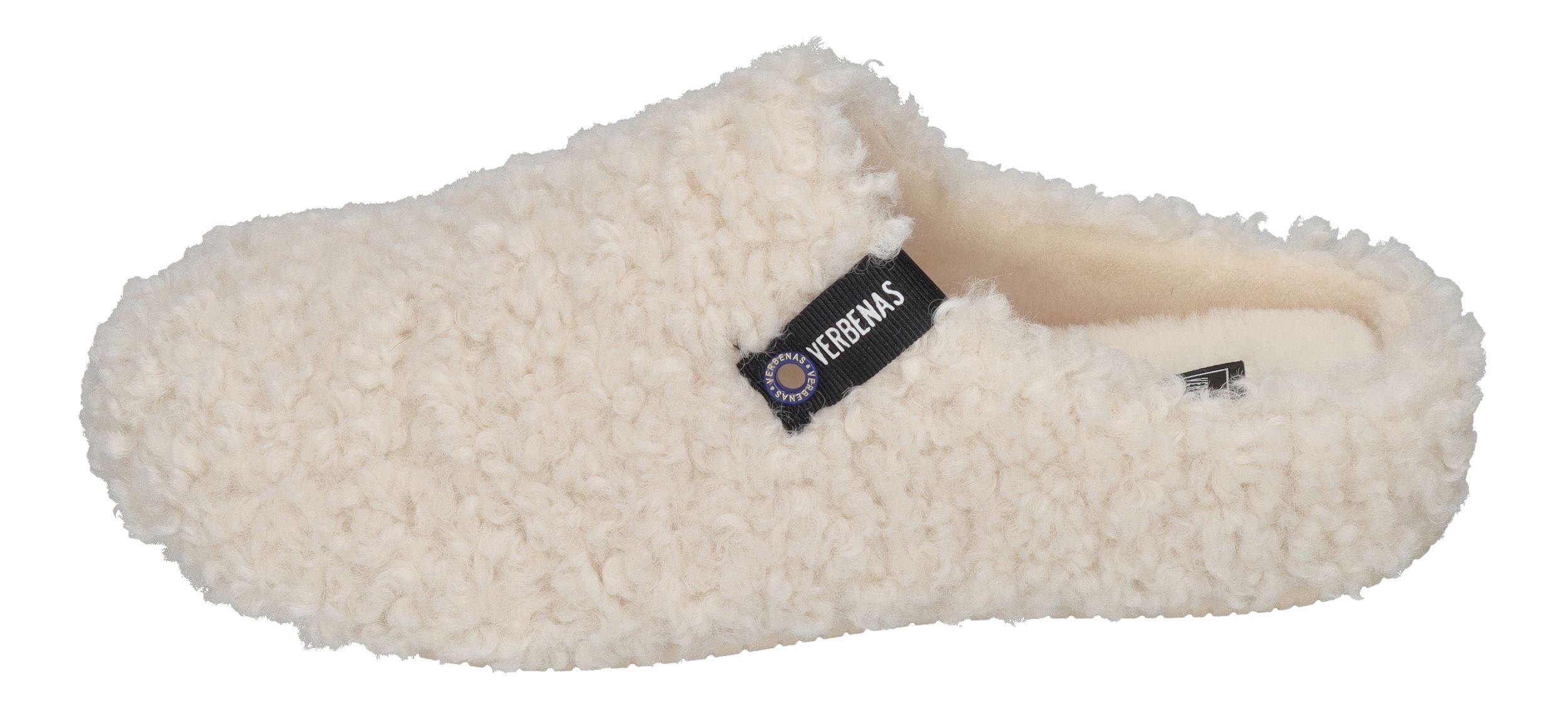 VERBENAS Damen Hausschuhe - YORK CURLY - crudo