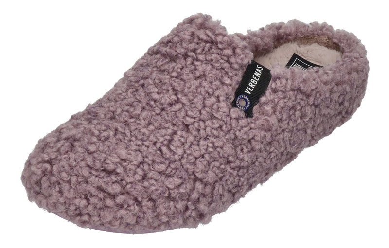 VERBENAS Damen Hausschuhe - YORK CURLY - lila