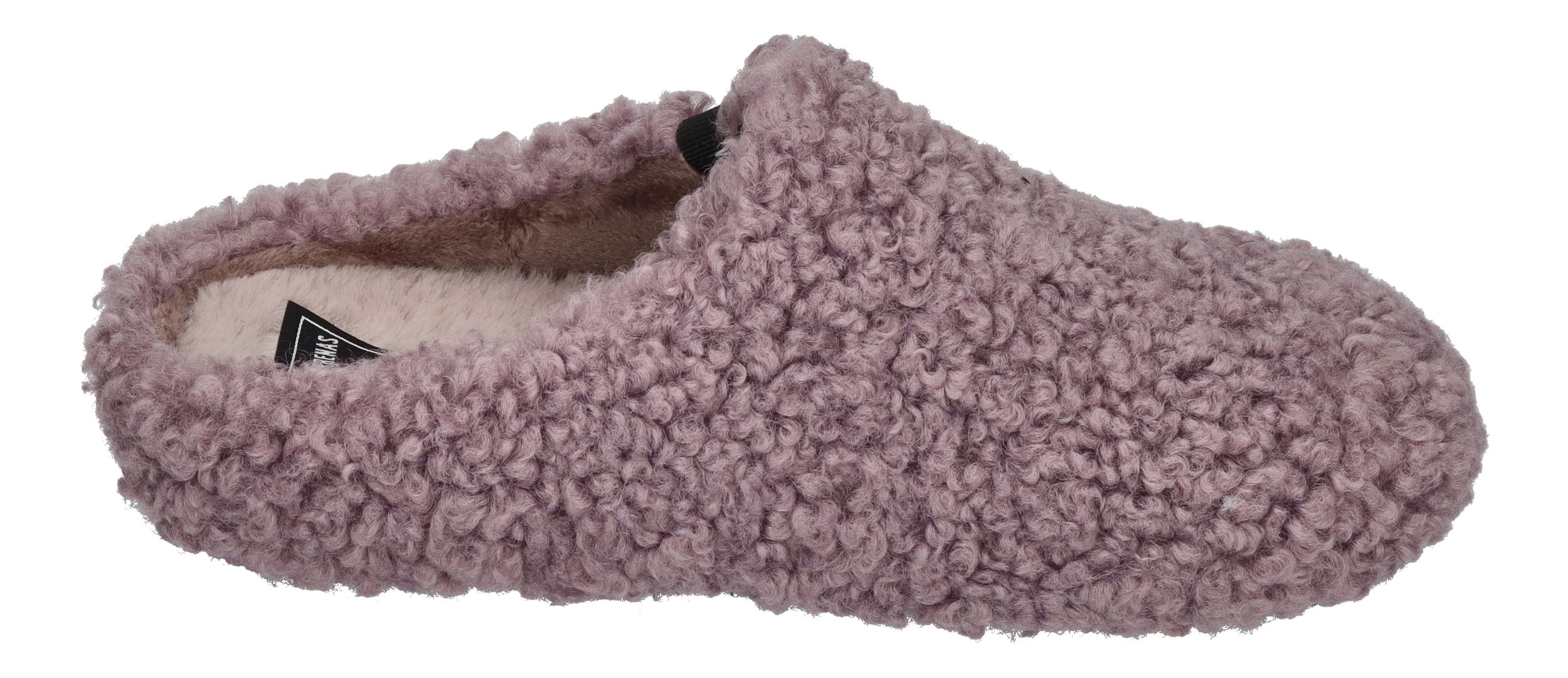VERBENAS Damen Hausschuhe - YORK CURLY - lila