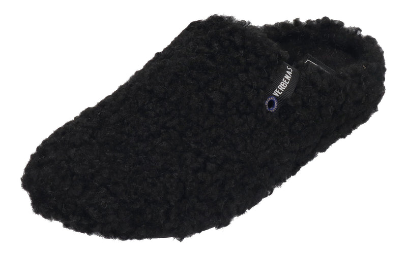 VERBENAS Damen Hausschuhe - YORK CURLY - negro