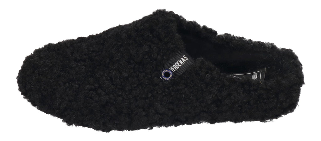 VERBENAS Damen Hausschuhe - YORK CURLY - negro