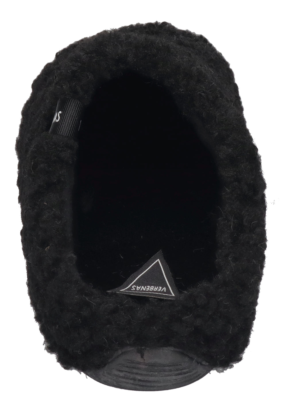 VERBENAS Damen Hausschuhe - YORK CURLY - negro