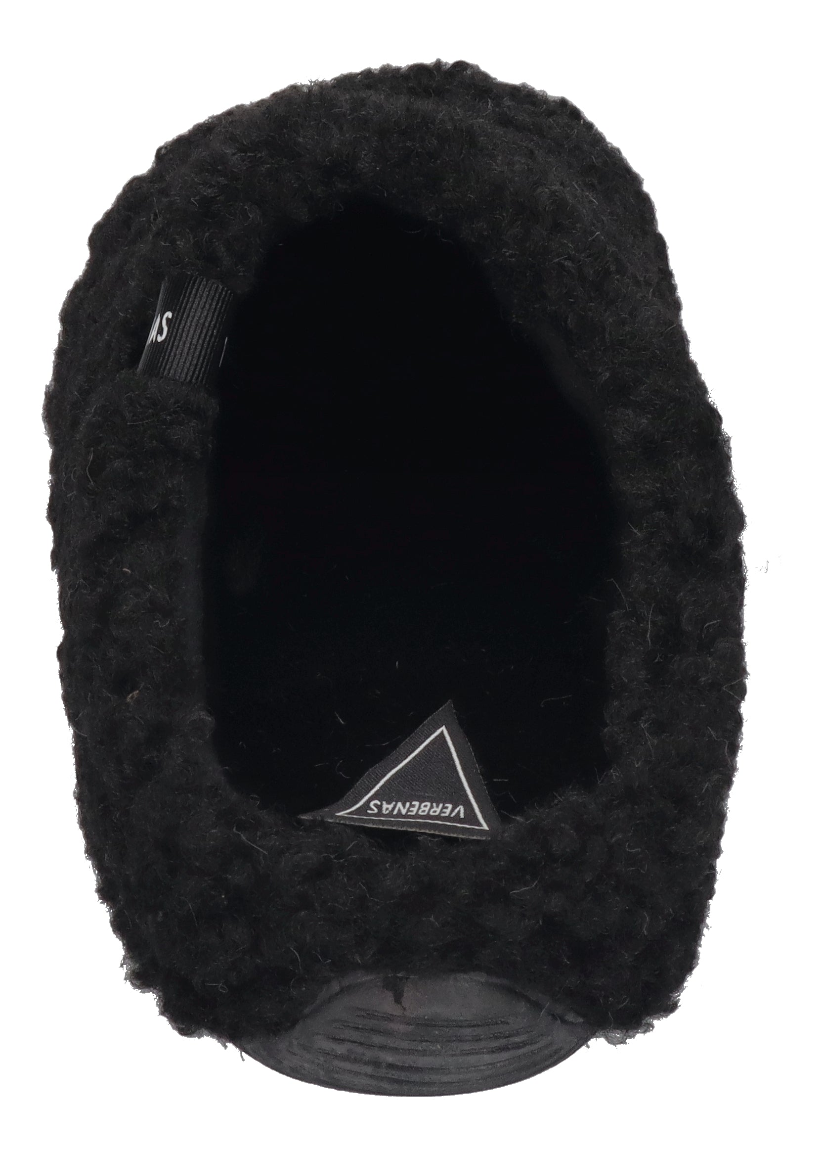 VERBENAS Damen Hausschuhe - YORK CURLY - negro
