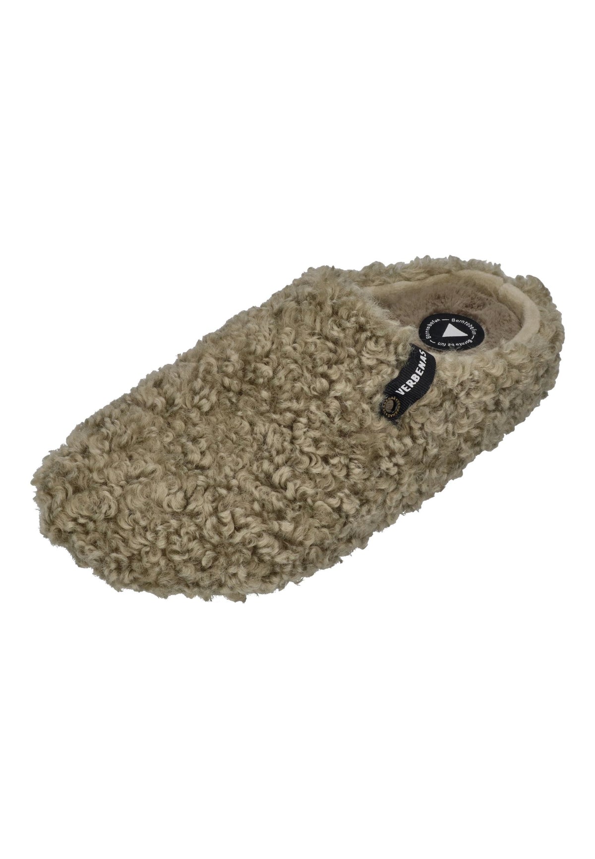 VERBENAS Damen Hausschuhe - YORK CURLY - verde