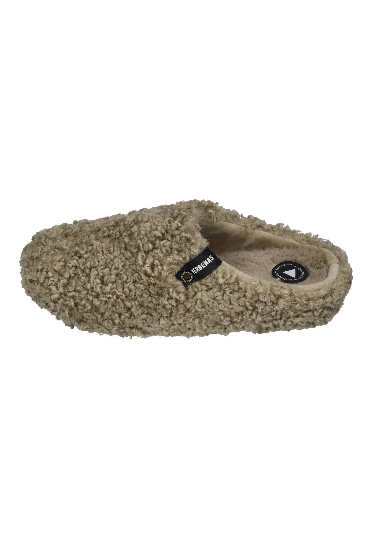 VERBENAS Damen Hausschuhe - YORK CURLY - verde