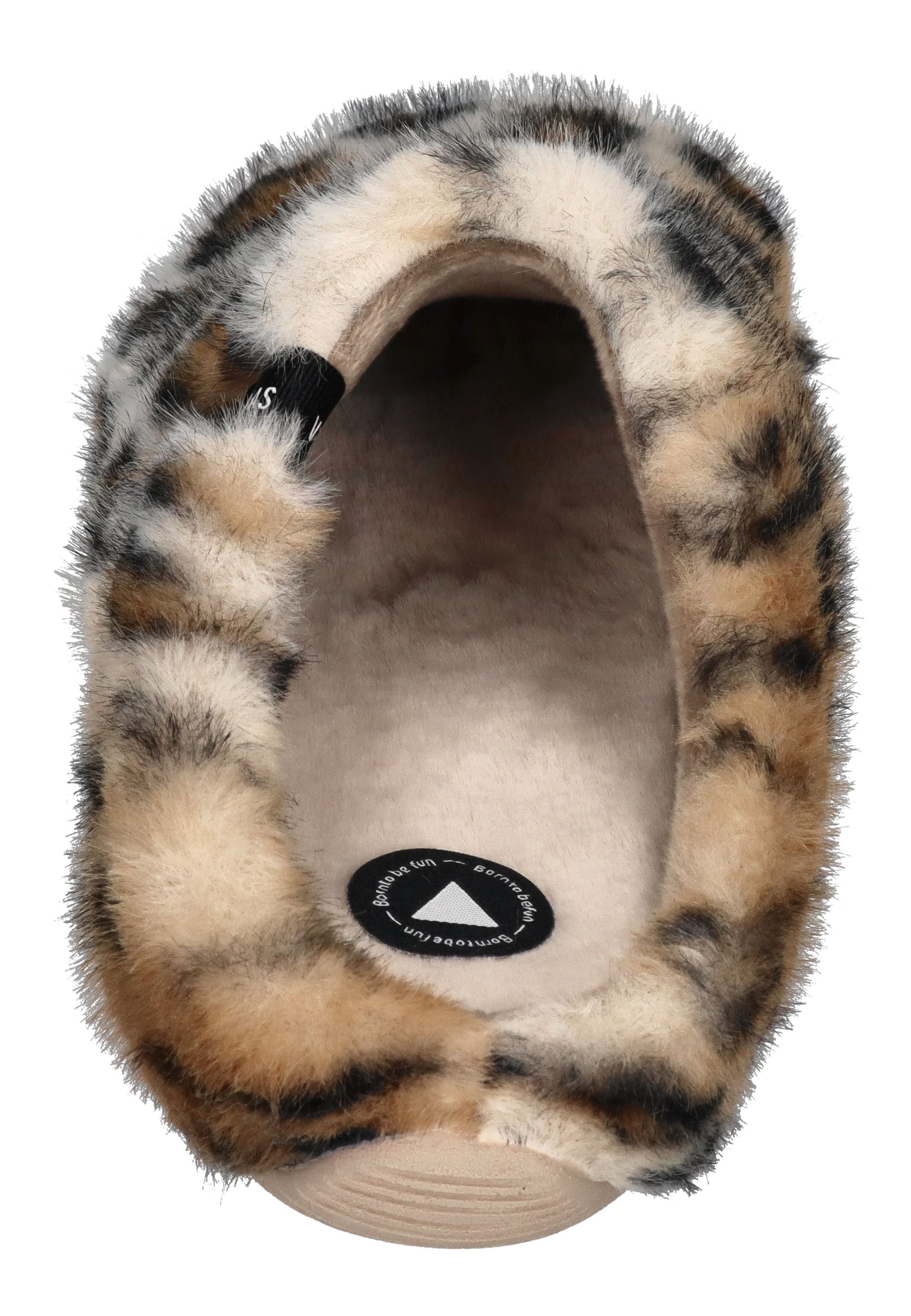 VERBENAS Damen Hausschuhe - YORK FUR LEO caramello