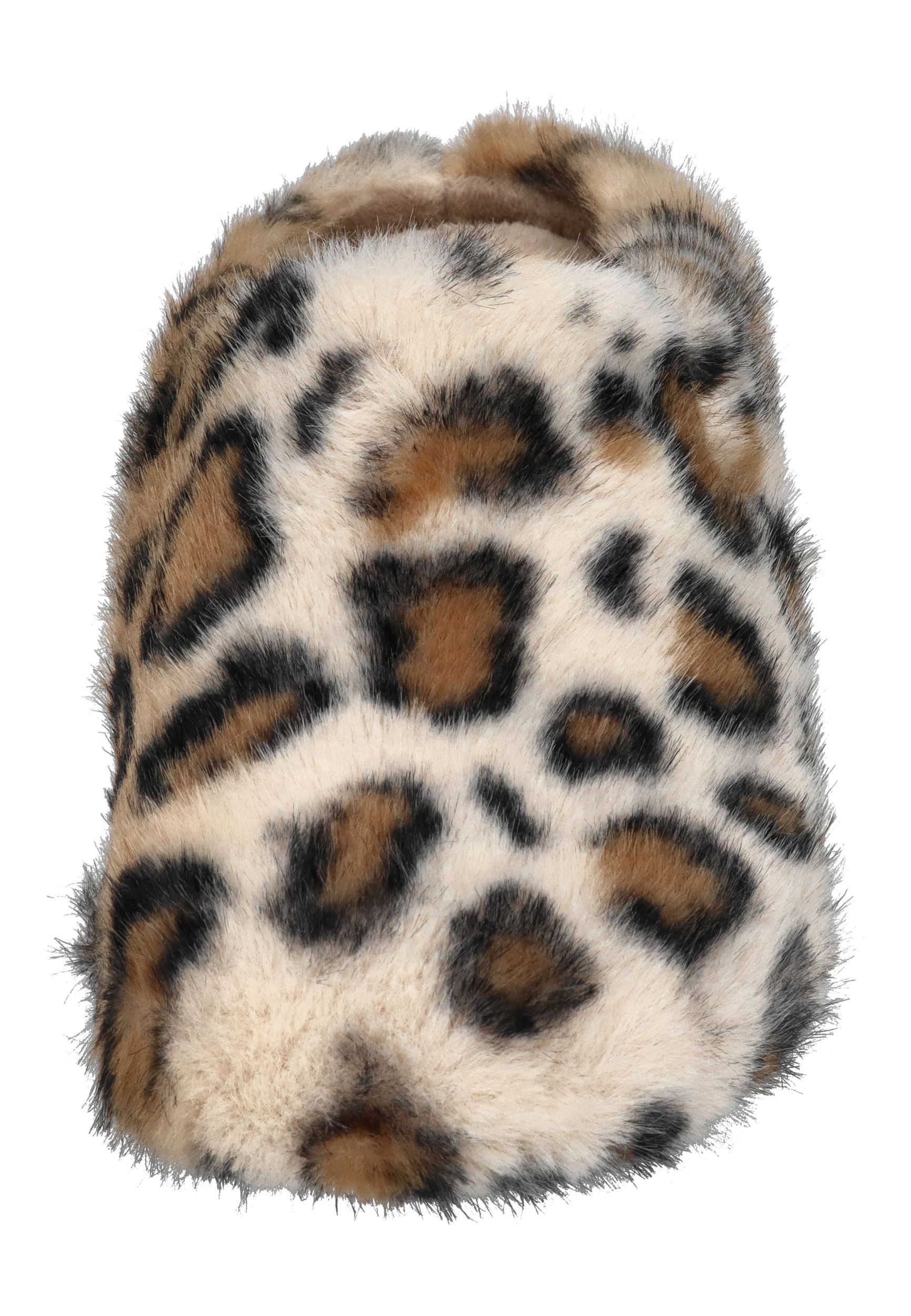 VERBENAS Damen Hausschuhe - YORK FUR LEO caramello