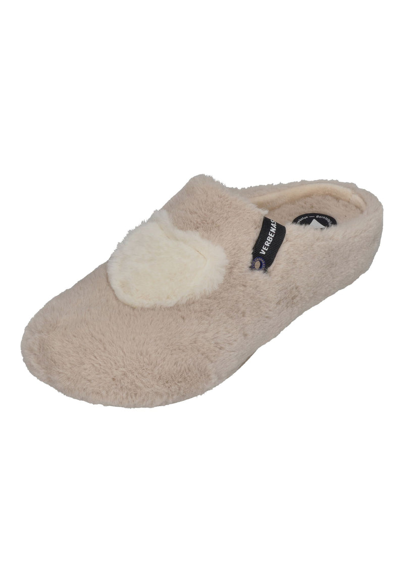 VERBENAS Damen Hausschuhe - YORK GROSETO VALENTINE beige crudo