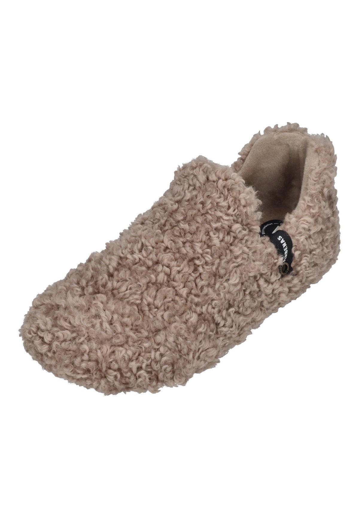 VERBENAS Damen Hausschuhe YUK CURLY camel