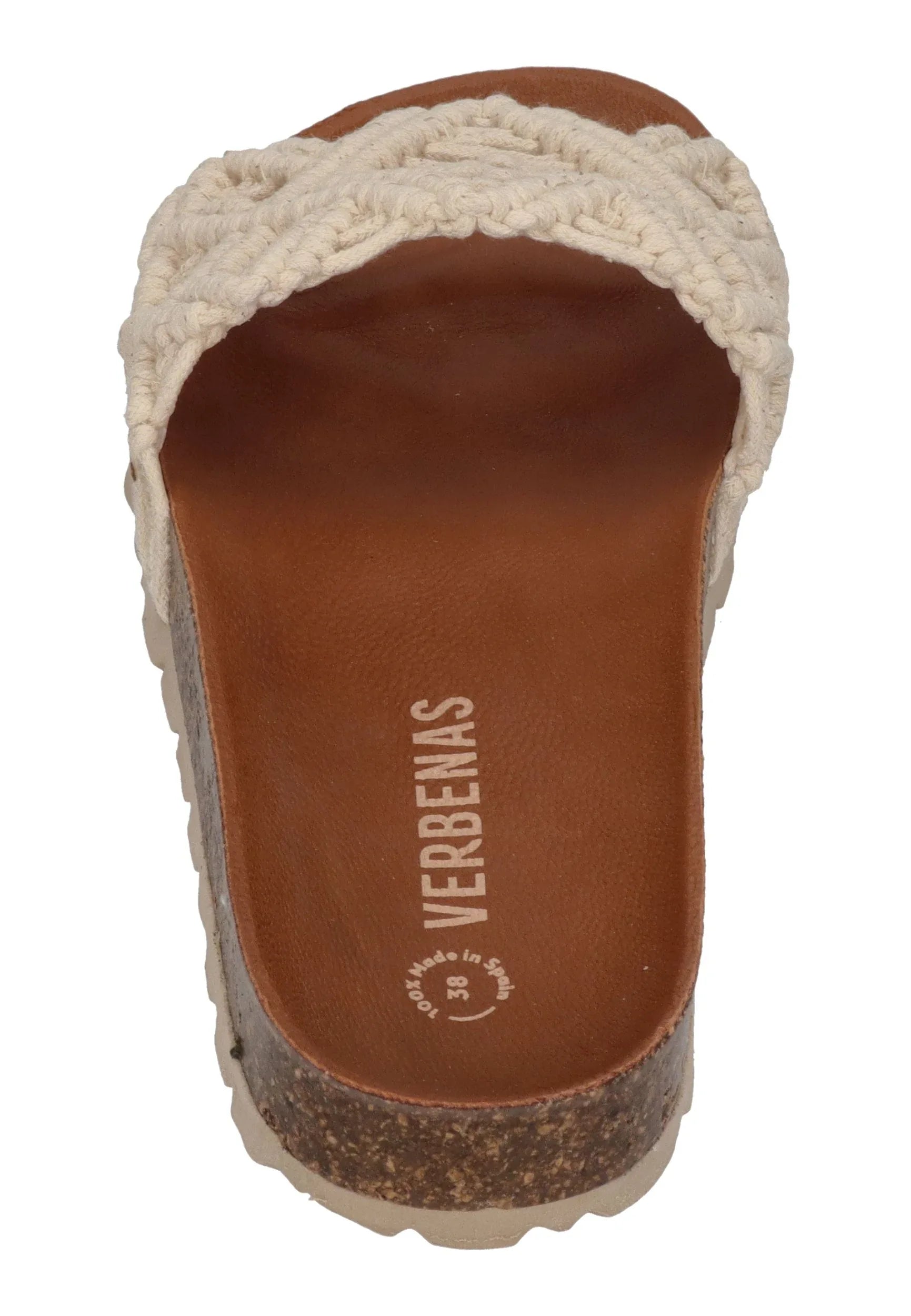 VERBENAS Damen Pantoletten RAGA KNOTS crudo - Shoedeal