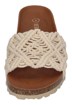 VERBENAS Damen Pantoletten RAGA KNOTS crudo