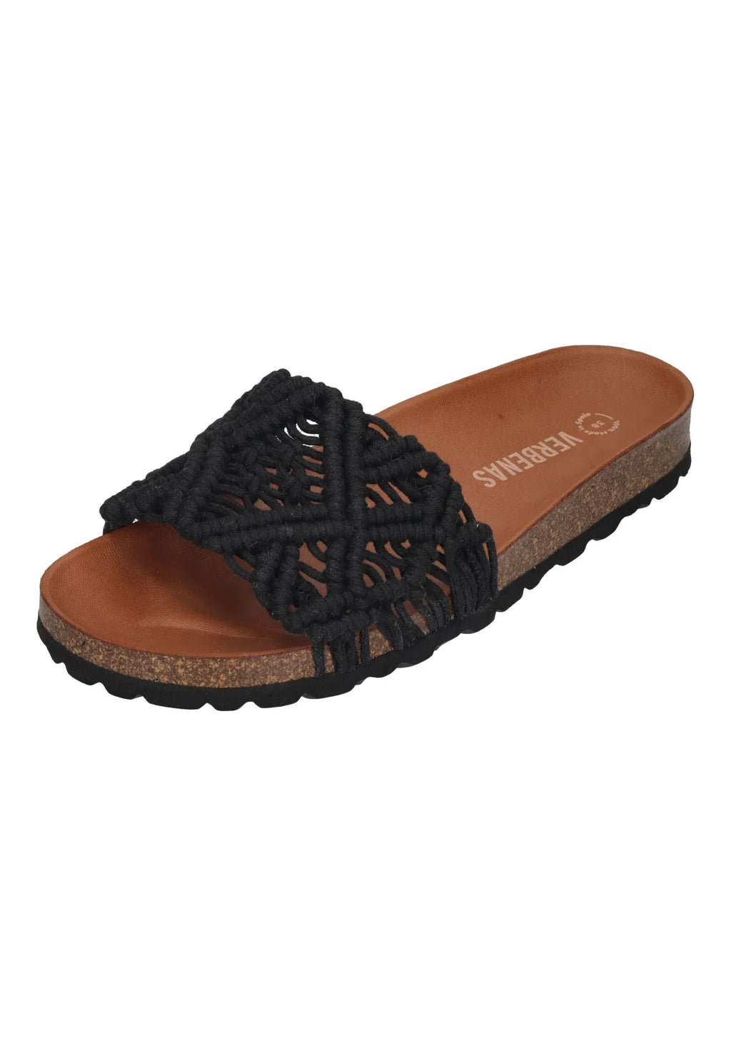 VERBENAS Damen Pantoletten RAGA KNOTS negro