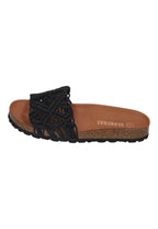 VERBENAS Damen Pantoletten RAGA KNOTS negro