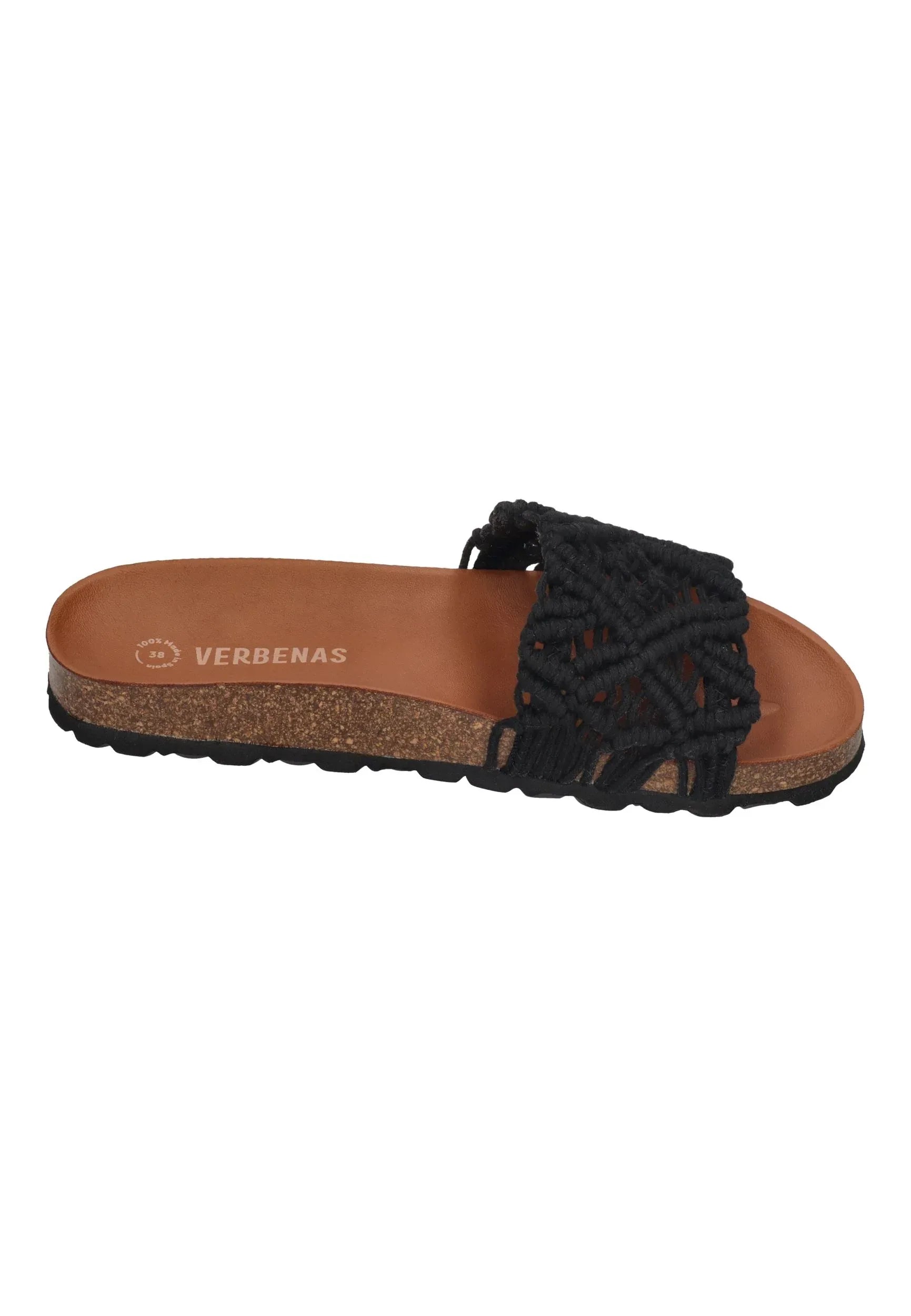 VERBENAS Damen Pantoletten RAGA KNOTS negro