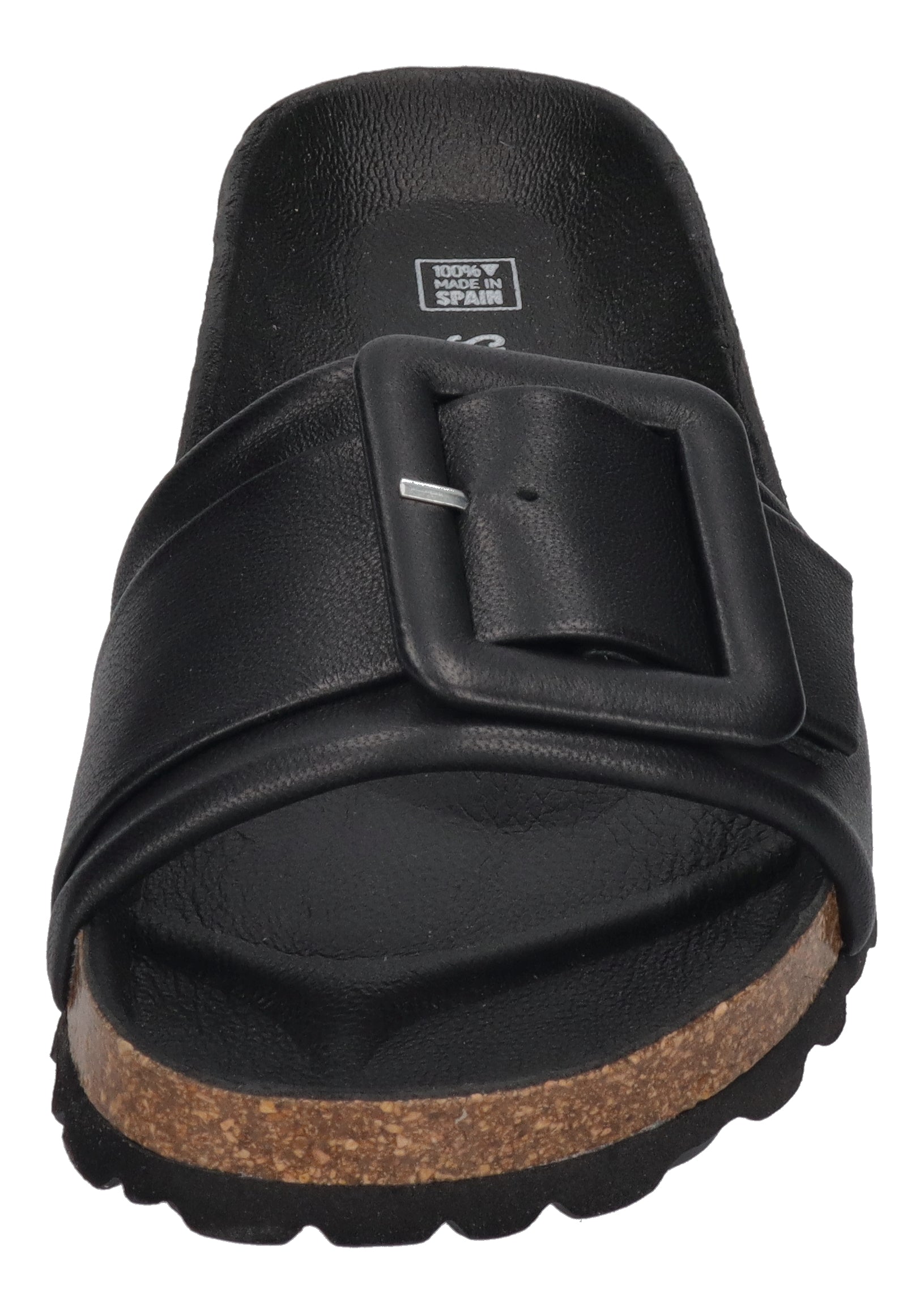 VERBENAS Damen Pantoletten - REIKO ECOBRUSH - negro