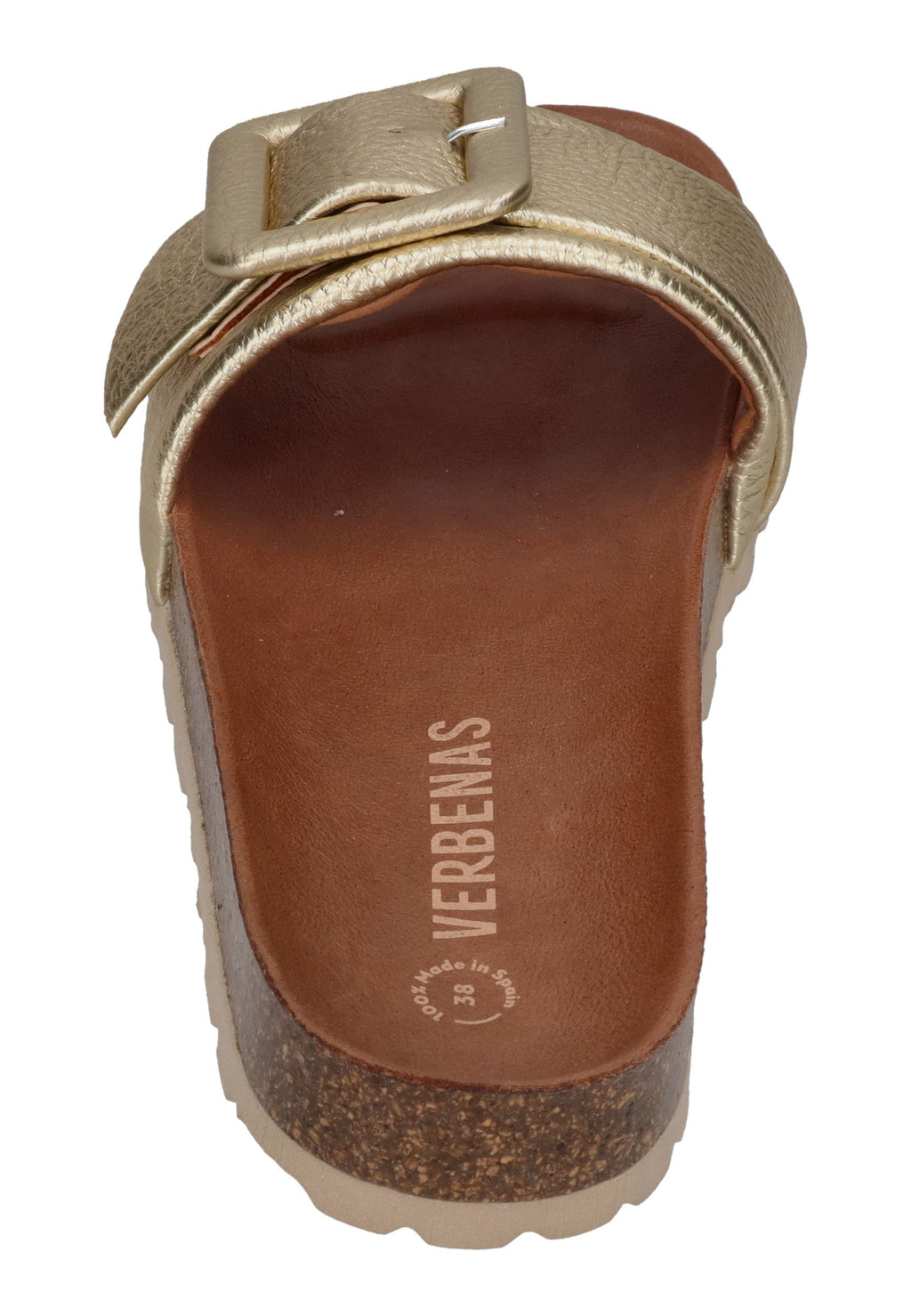 VERBENAS Damen Pantoletten REIKO elephant oro