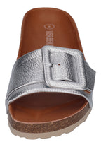 VERBENAS Damen Pantoletten - REIKO elephant - plata
