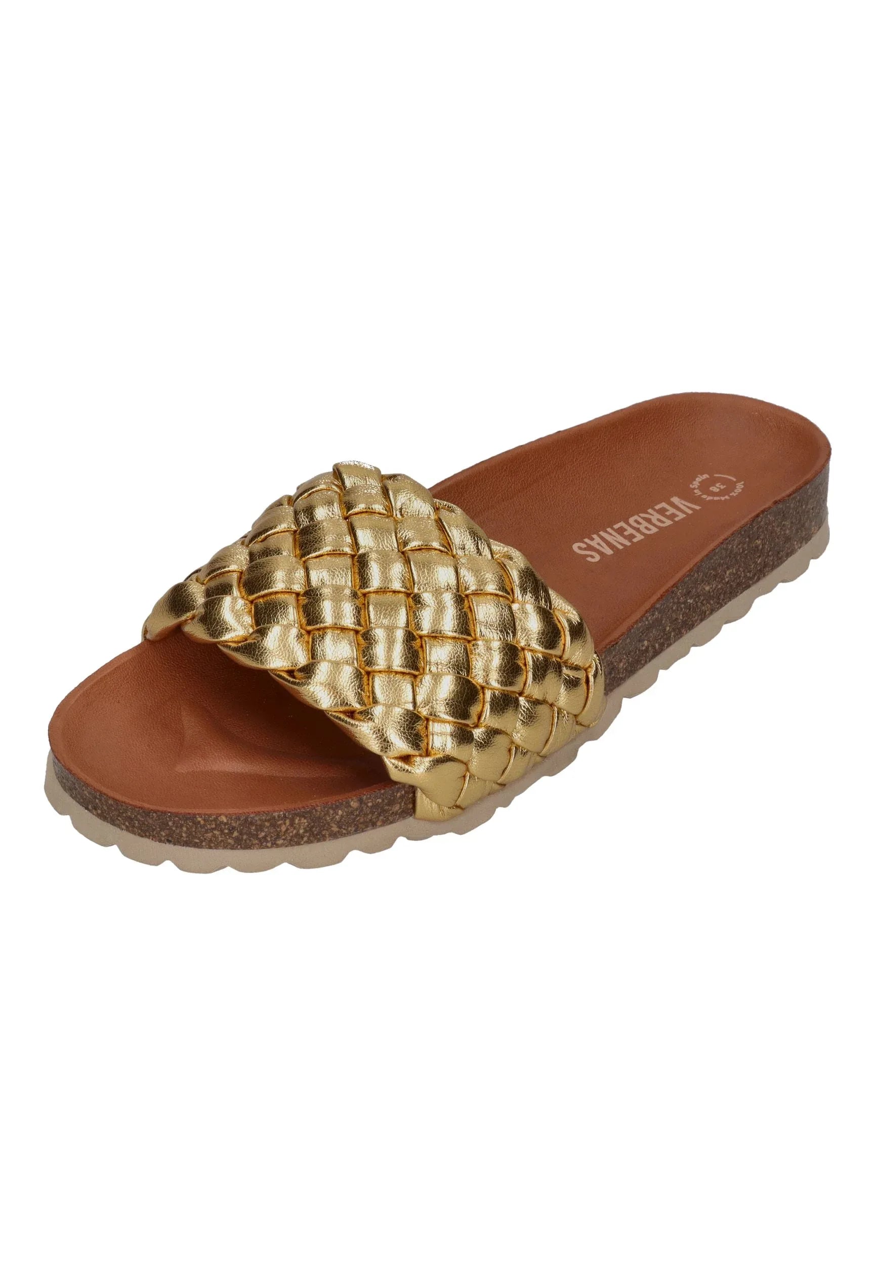 Verbenas - RICA trenza soft metal | Pantoletten | Nur bei shoedeal.de, deinem Onlineshop für Schuhe mit Stil.