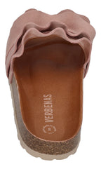 VERBENAS Damen Pantoletten - ROCIO serraje volante - antique