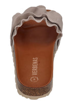 VERBENAS Damen Pantoletten ROCIO serraje volante perla