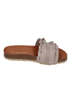 VERBENAS Damen Pantoletten ROCIO serraje volante perla