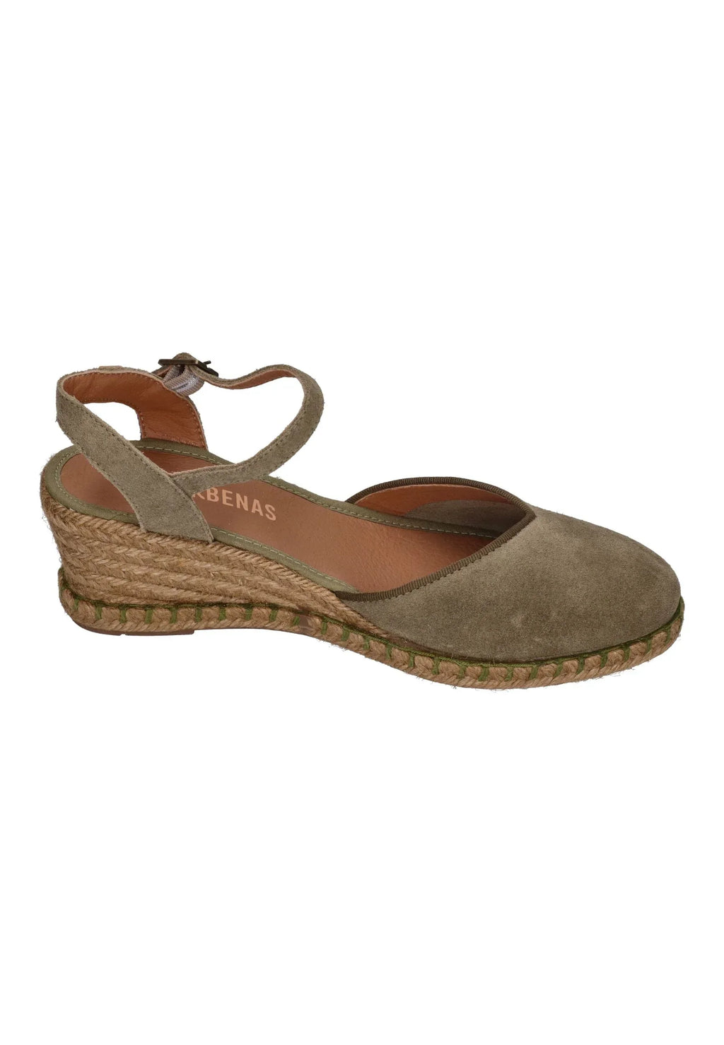 VERBENAS Damen Sandalette MAGGIE serraje tan kaki