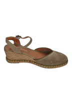 VERBENAS Damen Sandalette MAGGIE serraje tan kaki