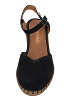 VERBENAS Damen Sandalette MAGGIE serraje tan negro