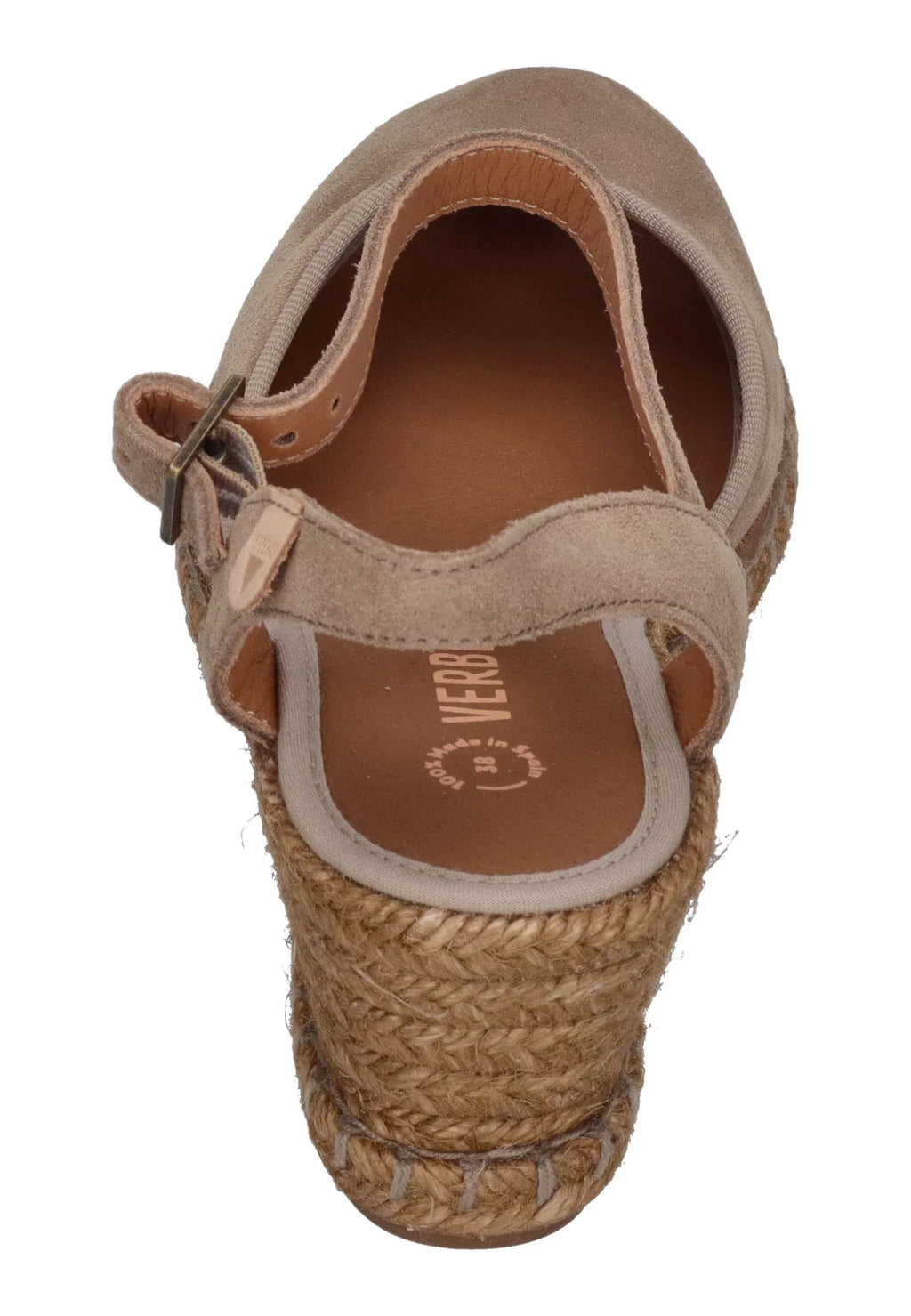 VERBENAS Damen Sandalette MAGGIE serraje tan piedra