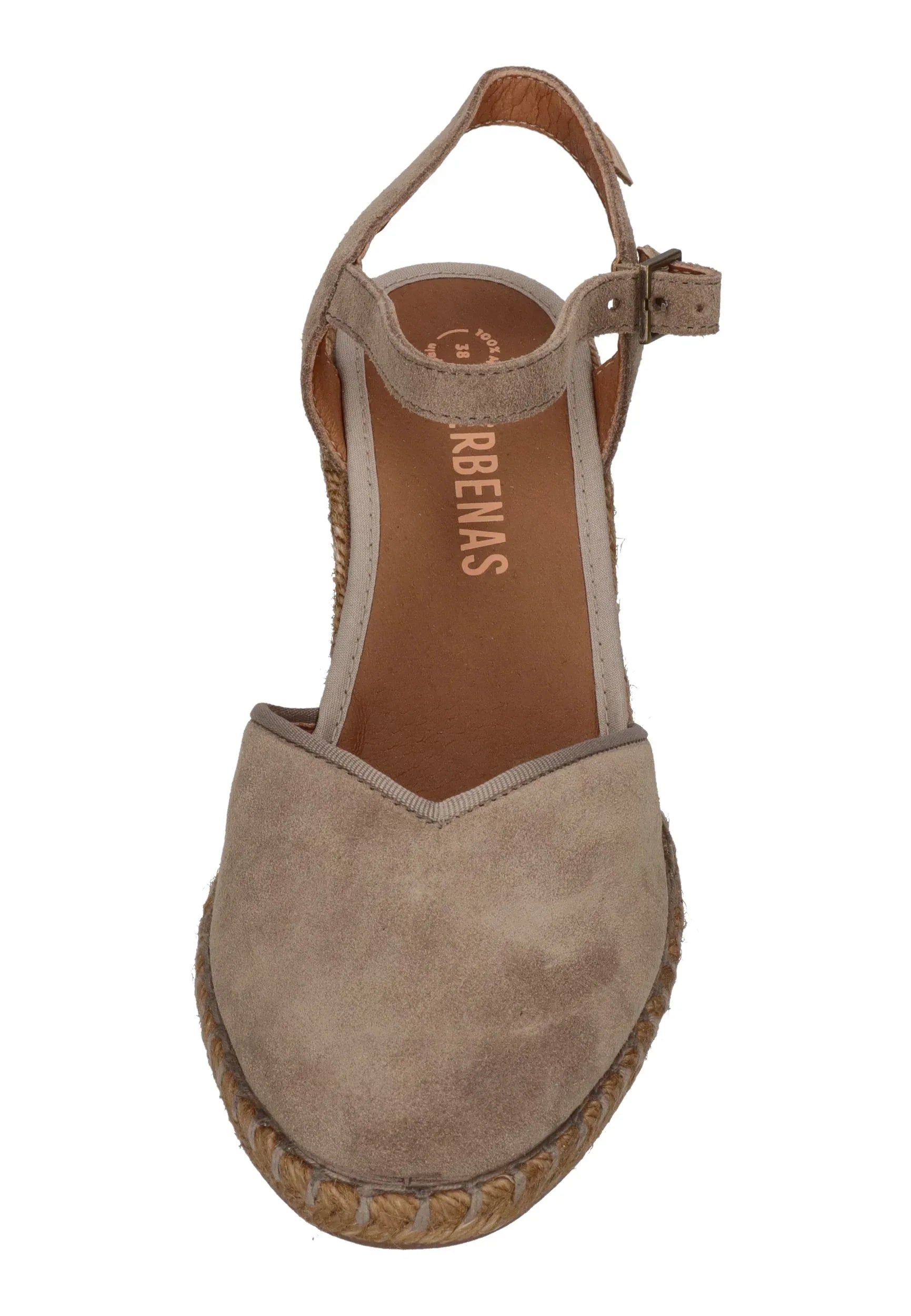 VERBENAS Damen Sandalette MAGGIE serraje tan piedra