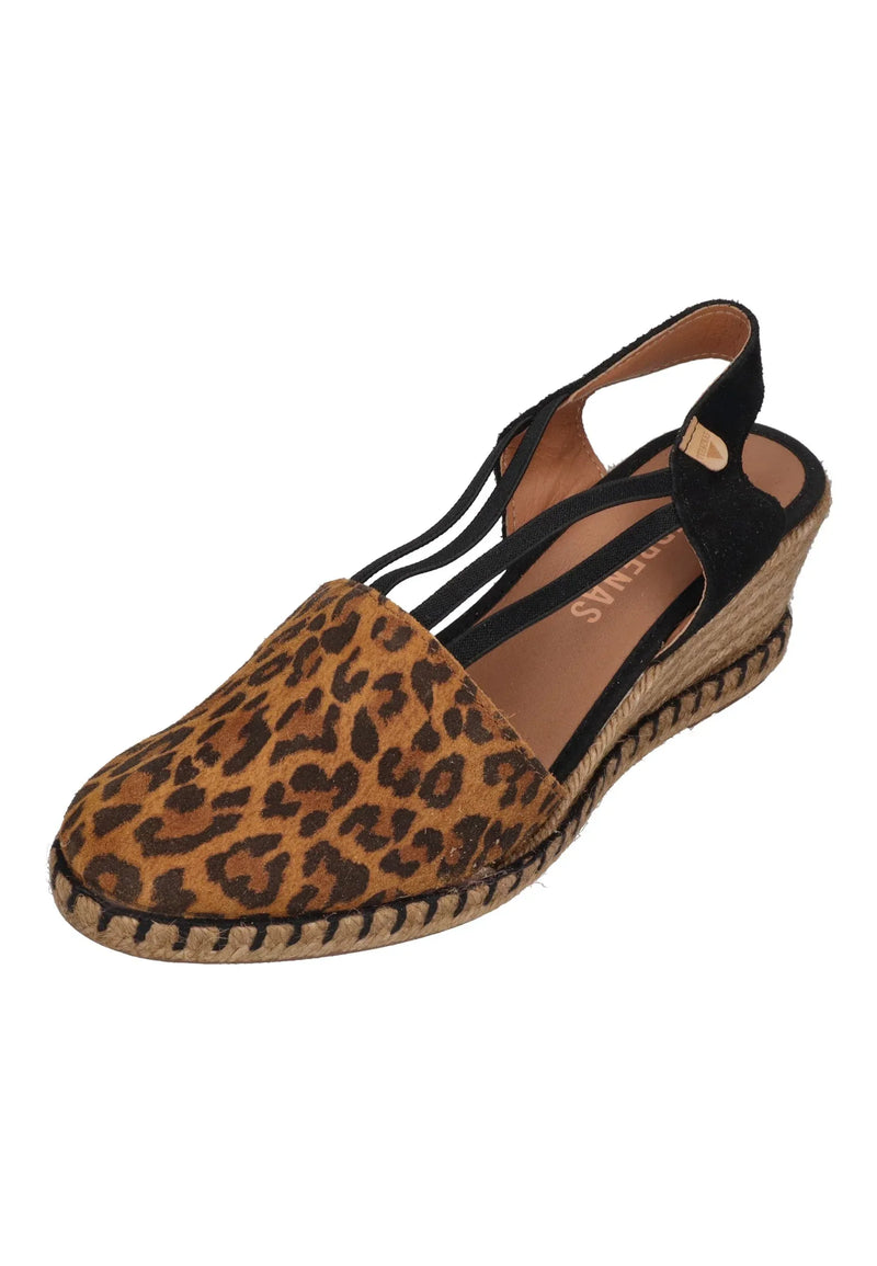 VERBENAS Damen Sandalette MAIKA leo serraje bronze negro